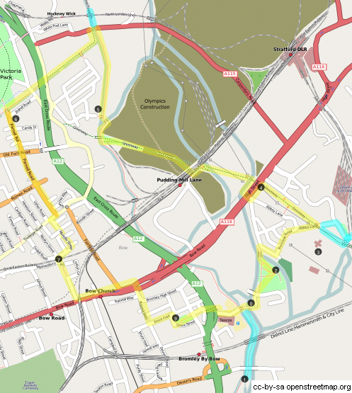 Three Mills Loop Map