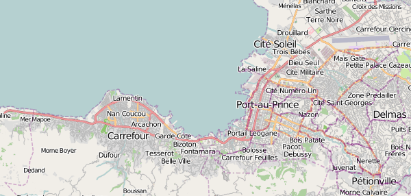 Port-au-Prince Haiti on OpenStreetMap